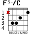 F5-/C for guitar - option 2