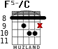 F5-/C for guitar - option 3