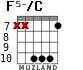 F5-/C for guitar