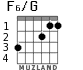 F6/G for guitar - option 1