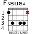 F6sus4 for guitar - option 2