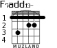 F7add13- for guitar - option 1