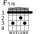 F7/6 for guitar - option 1