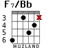 F7/Bb for guitar - option 2