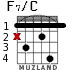 F7/C for guitar - option 2