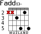 Fadd13- for guitar - option 3
