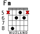 Fm for guitar - option 4