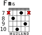 Fm6 for guitar - option 5