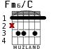 Fm6/C for guitar - option 2