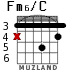 Fm6/C for guitar - option 3