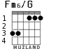 Fm6/G for guitar - option 2