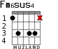 Fm6sus4 for guitar - option 2