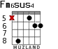 Fm6sus4 for guitar - option 5