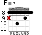 Fm7 for guitar - option 5