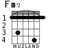 Fm7 for guitar - option 1