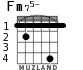 Fm75- for guitar - option 4