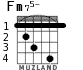 Fm75- for guitar - option 5