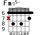 Fm75- for guitar - option 6