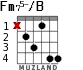 Fm75-/B for guitar - option 3