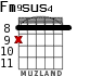 Fm9sus4 for guitar - option 4