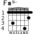 Fm9- for guitar - option 2