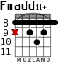 Fmadd11+ for guitar - option 5