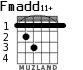 Fmadd11+ for guitar - option 1