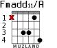 Fmadd11/A for guitar - option 1