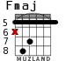 Fmaj for guitar - option 6