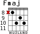 Fmaj for guitar - option 9