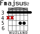 Fmajsus2 for guitar - option 5