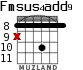 Fmsus4add9 for guitar - option 5