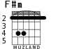 F#m for guitar - option 1