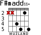 F#madd11+ for guitar - option 2