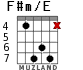 F#m/E for guitar - option 5