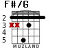 F#/G for guitar - option 1