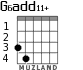 G6add11+ for guitar - option 3