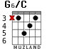 G6/C for guitar - option 3