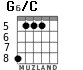 G6/C for guitar - option 4