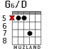 G6/D for guitar - option 1