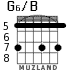 G6/B for guitar - option 5