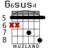 G6sus4 for guitar - option 5