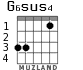 G6sus4 for guitar - option 1