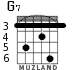 G7 for guitar - option 4