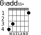 G7add11+ for guitar - option 2