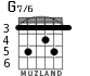 G7/6 for guitar - option 3