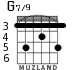 G7/9 for guitar - option 5