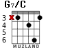 G7/C for guitar - option 3