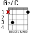G7/C for guitar - option 1