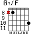 G7/F for guitar - option 6